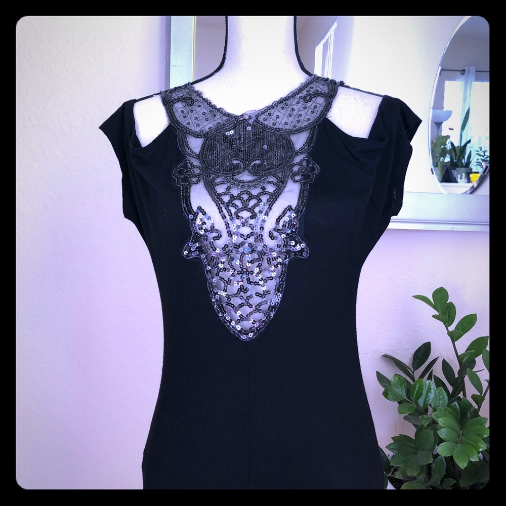 💎FLAIR BLACK BLOUSE